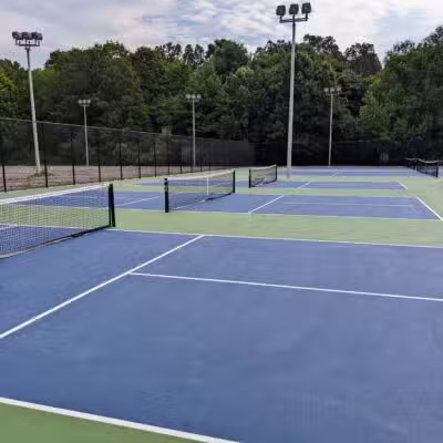 Camp Oakdale Dog Park, Pickleball, and Tennis Court Parking Lot - Oakdale, CT