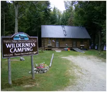 Stephen Phillips Memorial Preserve Wilderness Camping (Main Gate) - Oquossoc, ME