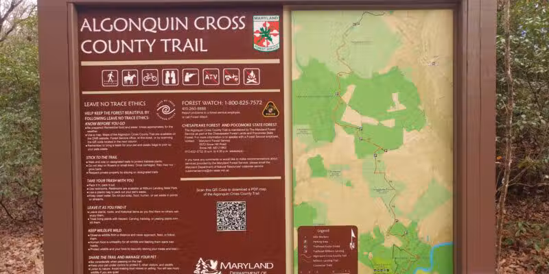 Algonquin Cross County Trail (Trailhead) - Pocomoke City, MD