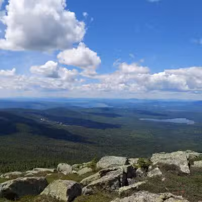 Appalachian Trail Piazza Rock Trail Head at Main St, ME Rt 4 - Rangeley, ME