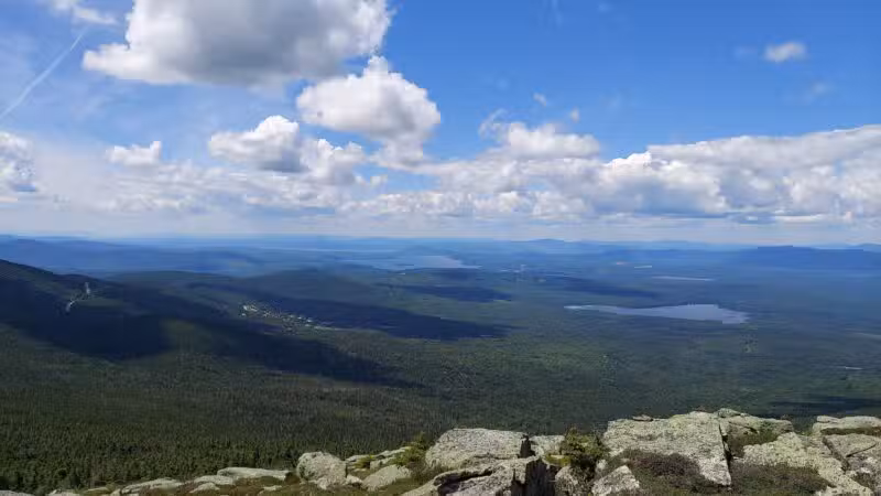 Appalachian Trail Piazza Rock Trail Head at Main St, ME Rt 4 - Rangeley, ME