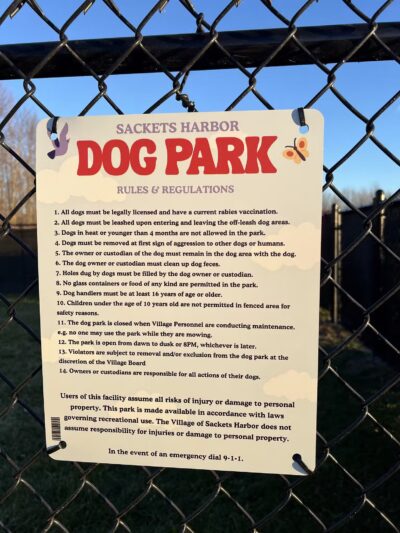 Sackets Harbor Dog Park - Sackets Harbor, NY