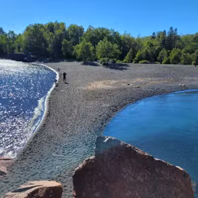 Black Beach - Silver Bay, MN
