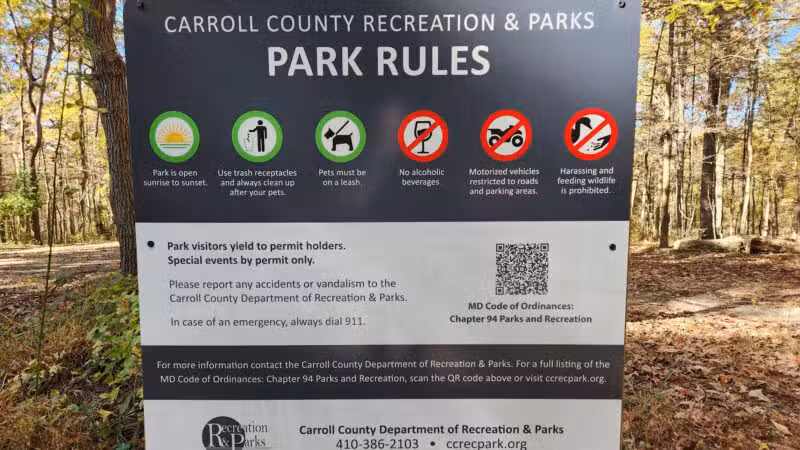 Trailhead at Piney Run Lake - Sykesville, MD