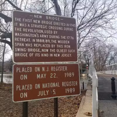 Clarence W Brett Park at Historic New Bridge Landing - Teaneck, NJ