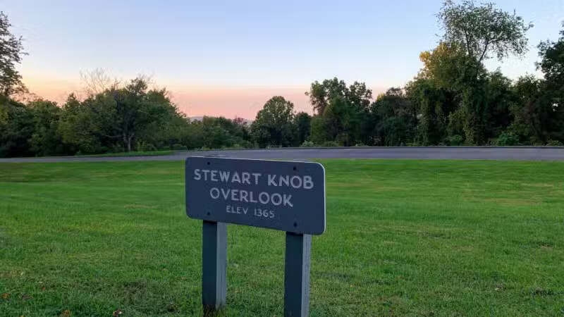 Stewart Knob Overlook - Vinton, VA