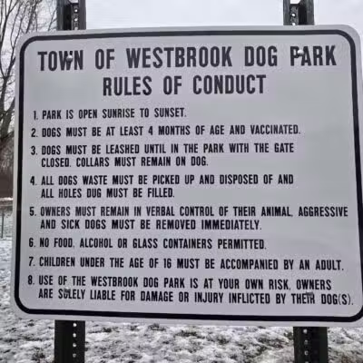 Westbrook Dog park - Westbrook, CT