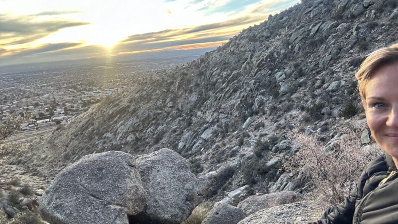 Granite Face on Whitewash Trail - Albuquerque, NM