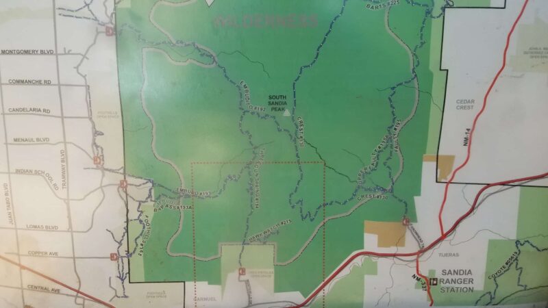 Three Guns Spring Trailhead - Albuquerque, NM