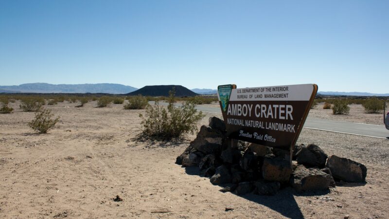 Amboy Crater Parking Lot and Trailhead - Amboy, CA