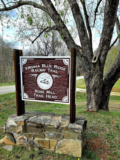 Virginia Blue Ridge Railway Trail Rose Mill Trail Head - Amherst, VA