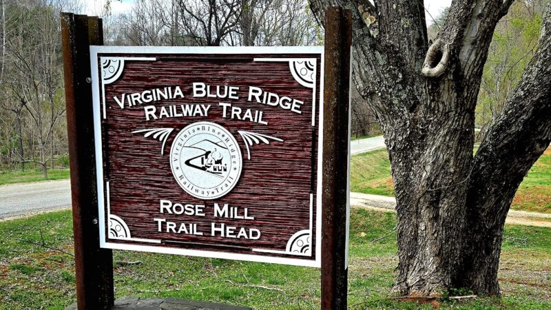 Virginia Blue Ridge Railway Trail Rose Mill Trail Head - Amherst, VA