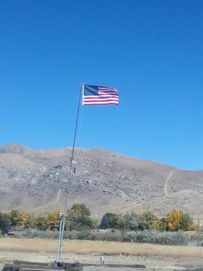 HONEYS TRUMP VOTING ROUGH CAMP - Arco, ID