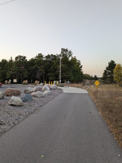 Bike trail parking - Baxter, MN