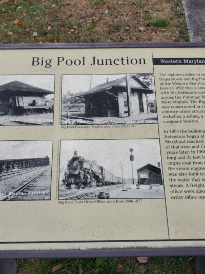 Parking for Western Maryland Rail Trail - Big Pool, MD