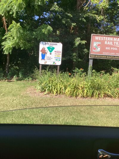 Parking for Western Maryland Rail Trail - Big Pool, MD