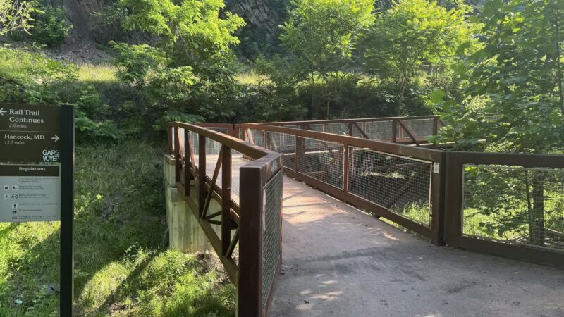 Parking for Western Maryland Rail Trail - Big Pool, MD