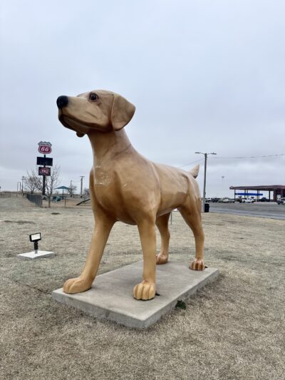 Big Dogs Statue Dog Park - Billings, OK