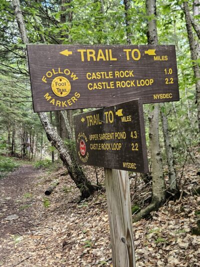 Castle Rock Viewpoint - Blue Mountain Lake, NY