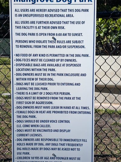 Mangrove Dog Park - Boynton Beach, FL