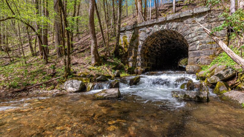 Trailhead for Findley Falls - Bryson City, NC