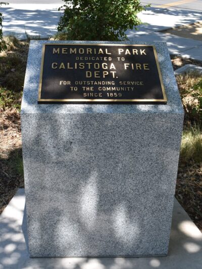 Fireman's Memorial Park - Calistoga, CA