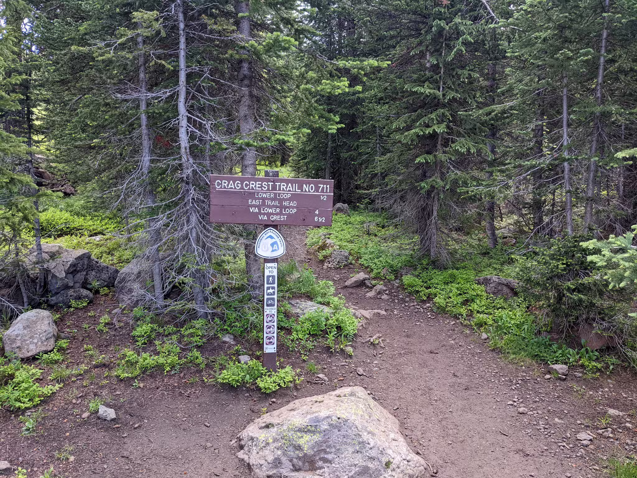 Crags Crest Trailhead - Cedaredge, CO