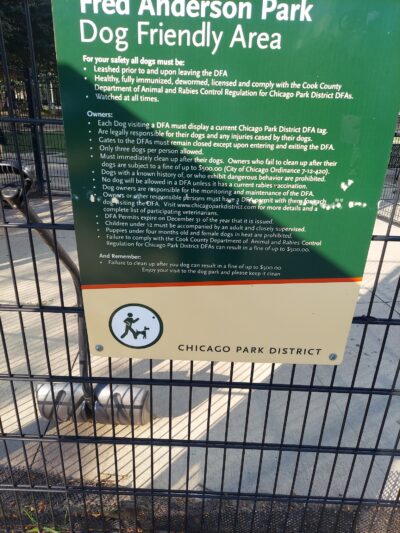 Fred Anderson Dog Friendly Area - Chicago, IL
