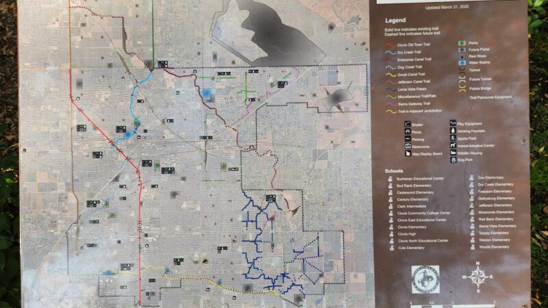DryCreek Trail end - Clovis, CA