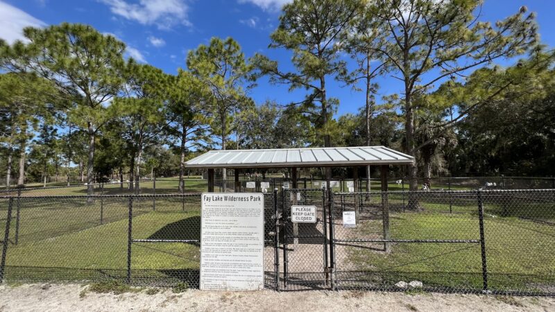 Fay Lake Wilderness Park off leash Dog Park - Cocoa, FL