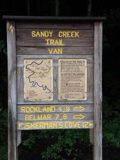 Sandy Creek Trail-Van Trailhead - Cranberry, PA