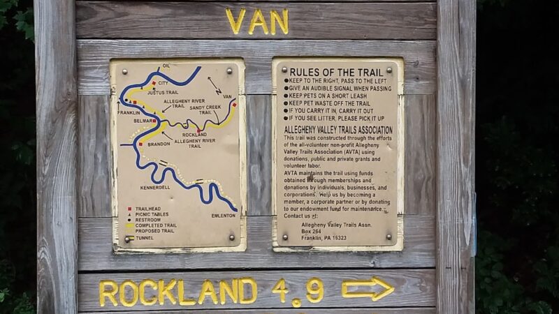 Sandy Creek Trail-Van Trailhead - Cranberry, PA