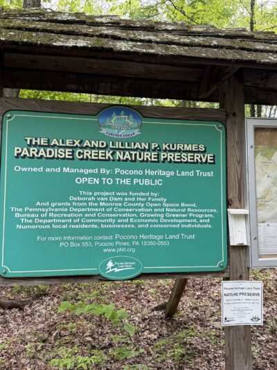 Kurmes Preserve - North Parking Area - Cresco, PA