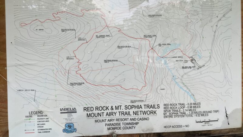 Mount Airy Red Rock Trailhead - Cresco, PA