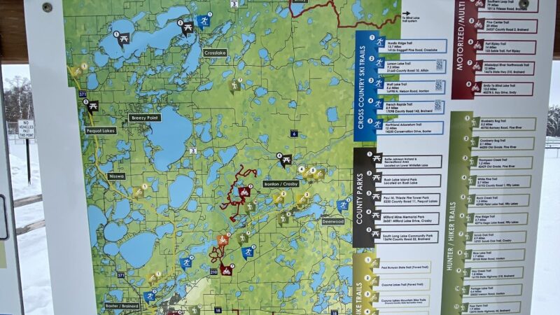 Nordic Ridge Trail Trailhead - Crosslake, MN