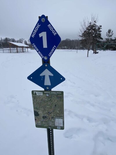 Nordic Ridge Trail Trailhead - Crosslake, MN