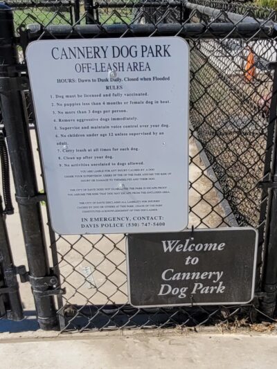 Cannery Dog Park - Davis, CA