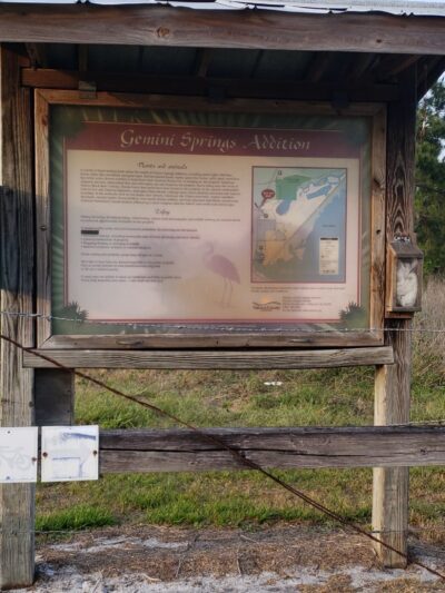 Gemini Springs West Trailhead - DeBary, FL