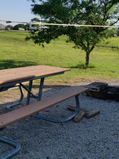 Campsite F13, Minooka Recreation Area - Dorrance, KS