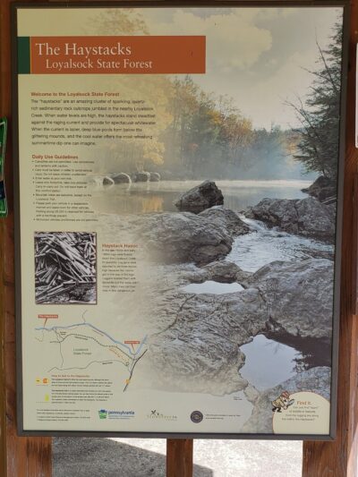Loyalsock Trailhead Dutchman Falls - Dushore, PA