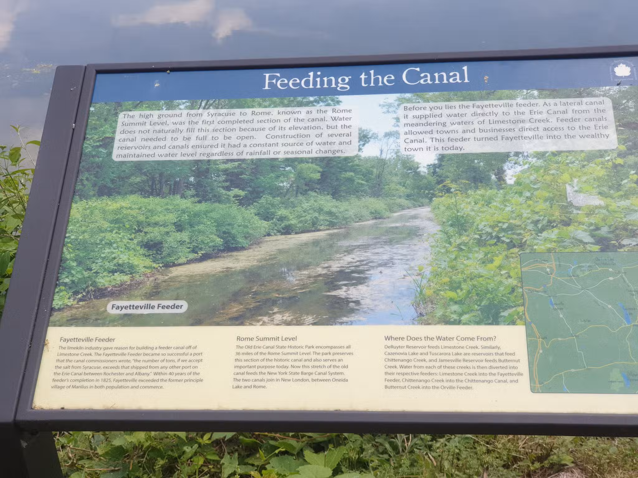 Old Erie Canal State Park Parking Area - East Syracuse, NY