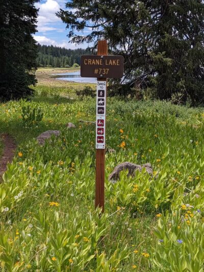 Flowing Park Reservior Trailhead - Eckert, CO