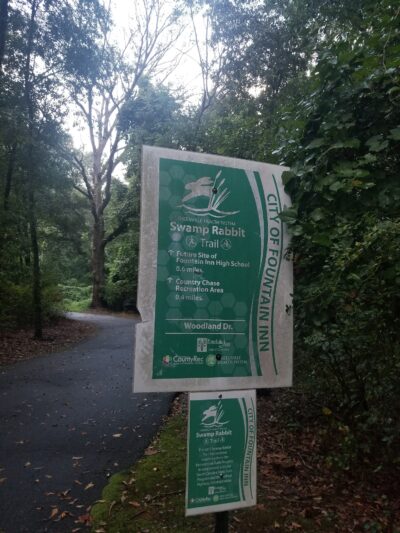 Trail Head for Swamp Rabbit Trail in Fountain Inn - Fountain Inn, SC