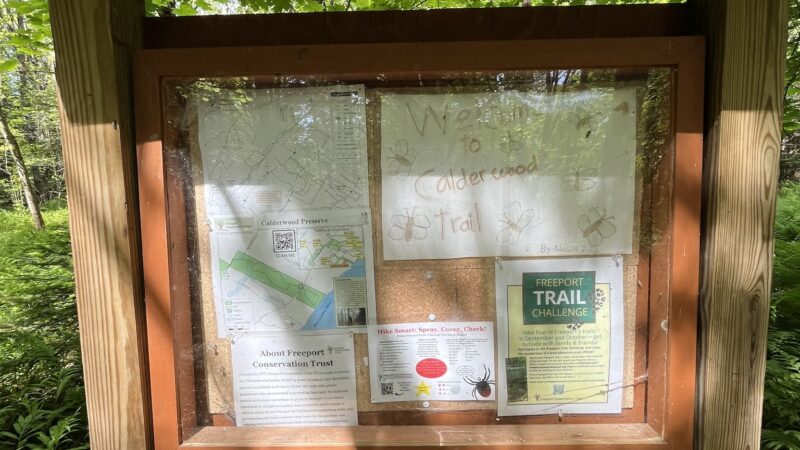 Calderwood Trails Trailhead - Freeport Conservation Trust - Freeport, ME