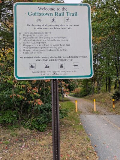 Goffstown Rail Trail Parking - Goffstown, NH