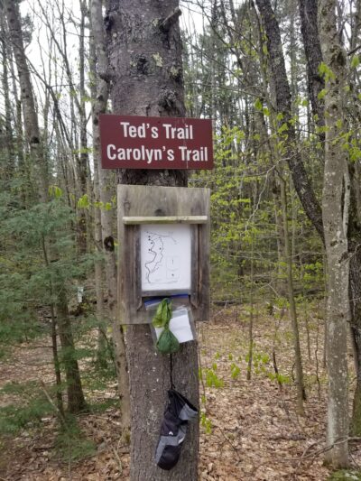 Ted's Trail Trailhead & Parking - Greenfield, NH