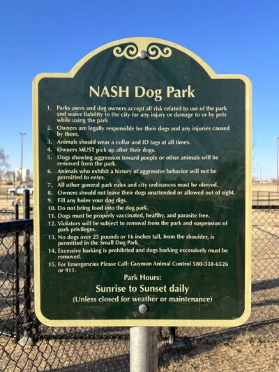 NASH Dog Park - Guymon, OK
