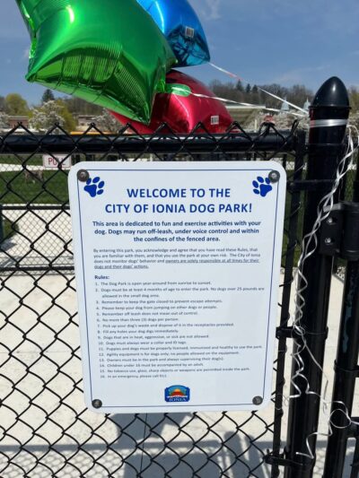 Ionia County dog park - Ionia, MI