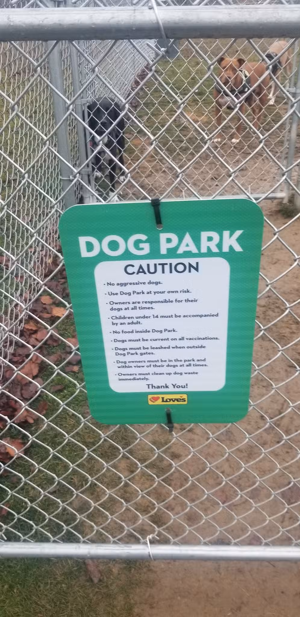 Dog Park at Love's Travel Stops - Jonestown, PA
