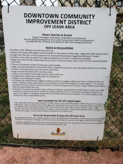 DCID Walnut St. Dog Park - Kansas City, MO